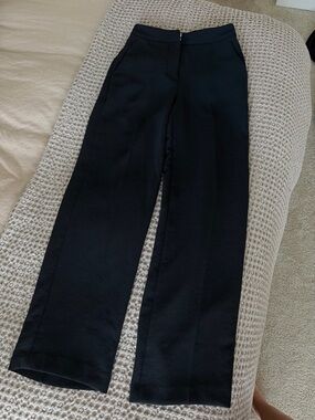 Wilfred Black Tailored Wide-Leg Trousers